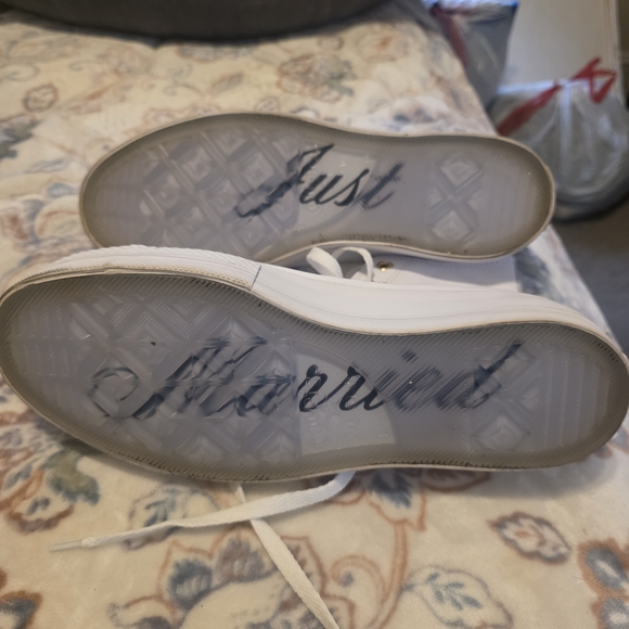 Custom Wedding Converse High Tops - Picture 6 of 8
